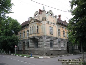 Львовская область. Город Стрый. Фото. Дом на углу улиц Шевченко и Франко.