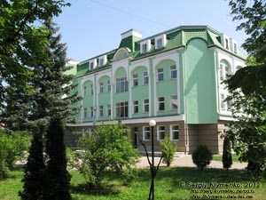 Карпаты. Ивано-Франковская область, Косов. Фото. Здание Школы искусств и Музея народного творчества из коллекции Михаила Струтинского.