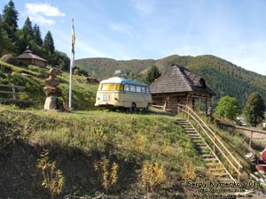 Закарпатская область, Колочава. Фото. Музей-скансен «Старое село». Экспозиция «Карпатская Украина».