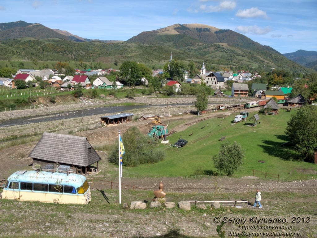 Закарпатская область, Колочава. Фото. Музей-скансен «Старое село». Общий вид.