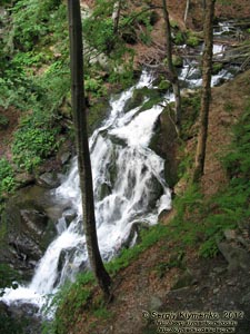 Карпаты. Закарпатская область. Фото. Водопад Шипот.