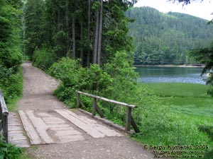 Закарпатская область. Вокруг озера Синевир. Фото.