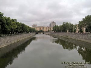 Харьков. Фото. Речка Лопань в районе Университетской Горки.
