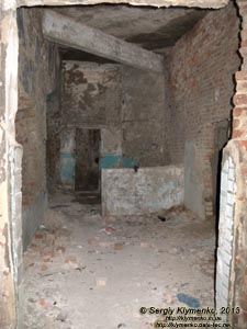 Ровенщина. Клевань. Фото. Северный бастион замка Чарторыйских, вид изнутри.