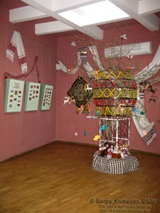 Ивано-Франковская область, город Коломыя. В музее «Писанка». Экспозиция музея.