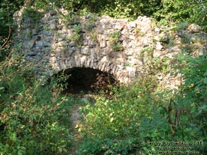 Закарпатская область, посёлок Королёво. Фото. Замок Нялаб (48°09'32"N, 23°07'54"E). Сохранившиеся фрагменты замковых укреплений.