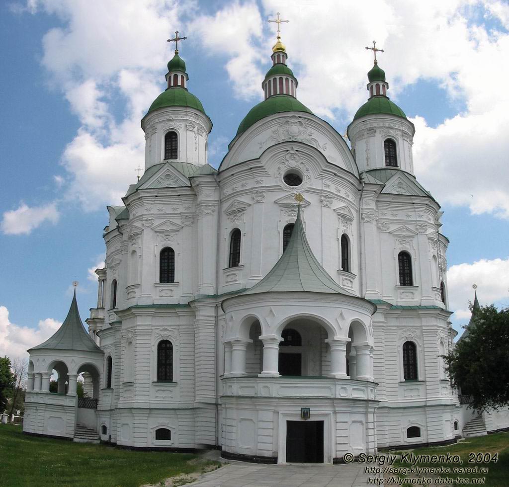 Черниговская область. Фото. Козелец. Собор Рождества Богородицы (50°54'42"N, 31°06'36"E). Памятник архитектуры 1752-1763 годов.