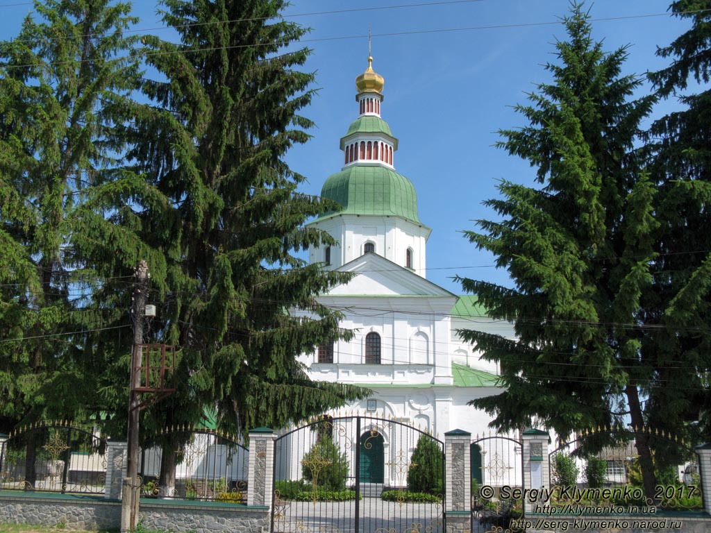 Черниговская область. Фото. Козелец. Николаевская церковь (50°54'35"N, 31°06'21"E). Памятник 1781-1784 годов.