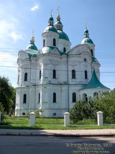 Черниговская область. Фото. Козелец. Собор Рождества Богородицы (50°54'42"N, 31°06'36"E). Памятник архитектуры 1752-1763 годов.