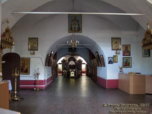 Черниговская область. Фото. Козелец. Собор Рождества Богородицы (50°54'42"N, 31°06'36"E). Первый ярус. «Тёплая» церковь Адриана и Наталии.