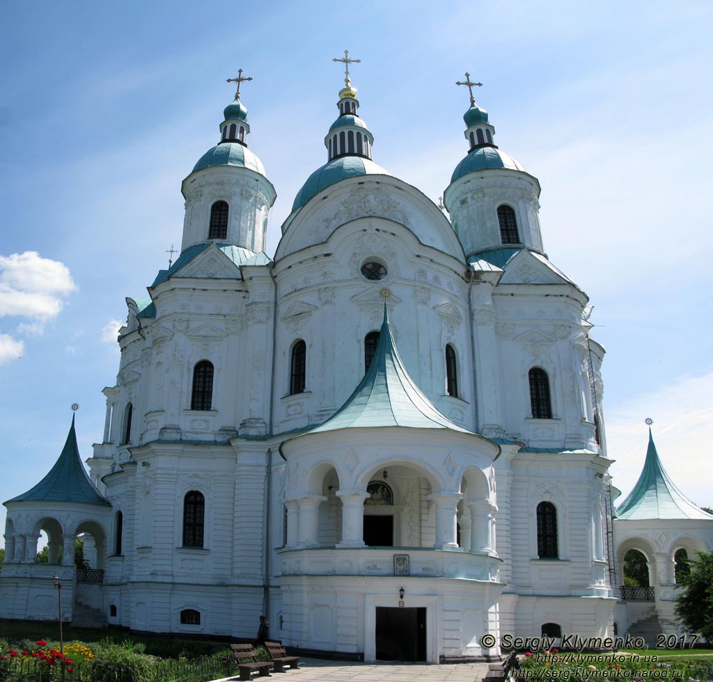 Черниговская область. Фото. Козелец. Собор Рождества Богородицы (50°54'42"N, 31°06'36"E). Памятник архитектуры 1752-1763 годов.