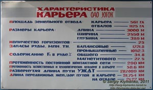 Кривой Рог. Фото. Характеристика карьера ОАО «Южный горно-обогатительный комбинат» (ЮГОК).