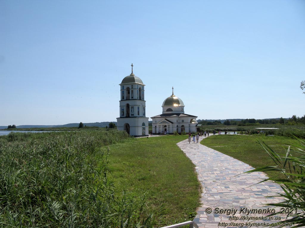 Киевская область. Спасо-Преображенская церковь в урочище «Гусинцы» («Гусинская церковь», «Затопленая церковь», «Спас на воде»), 1822 год.