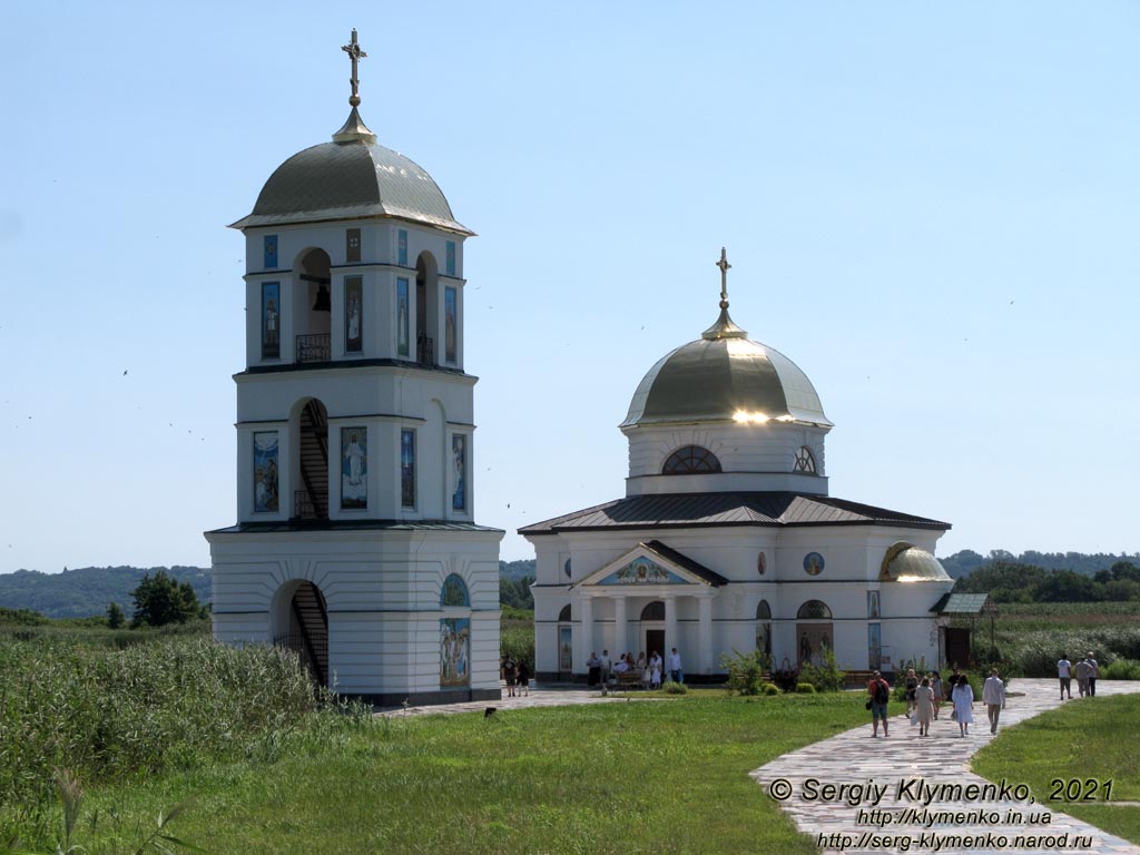 Киевская область. Спасо-Преображенская церковь в урочище «Гусинцы» («Гусинская церковь», «Затопленая церковь», «Спас на воде»), 1822 год.
