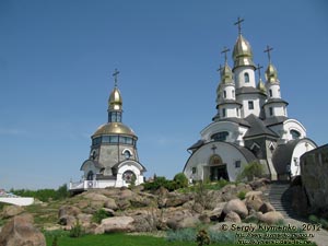 Киевская область, село Буки. Фото. Храмовый комплекс Святого Евгения Великомученика.