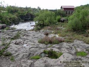 Черкасская область. Посёлок Буки. Фото. Верховья Букского каньона на речке Горный Тикич.
