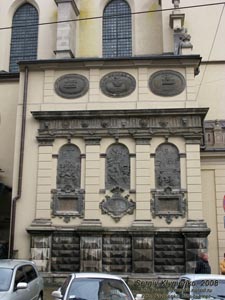 Львов. Фото. Латинская Кафедра (Латинский кафедральный собор). Фрагмент.