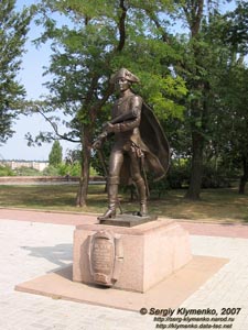Николаев. Фото. Памятник Фалееву Михаилу Леонтиевичу - строителю города Николаев.