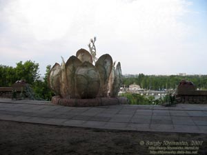 Николаев. Фото. Лестница, связывающая верхнюю и нижнюю террасы бульвара Адмирала Макарова.
