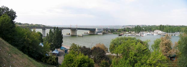 Николаев. Фото. Река Ингул в месте впадения в Бужский лиман, Ингульский мост в Ниволаеве.