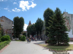 Ивано-Франковская область, город Надворная. Фото. В центре города.