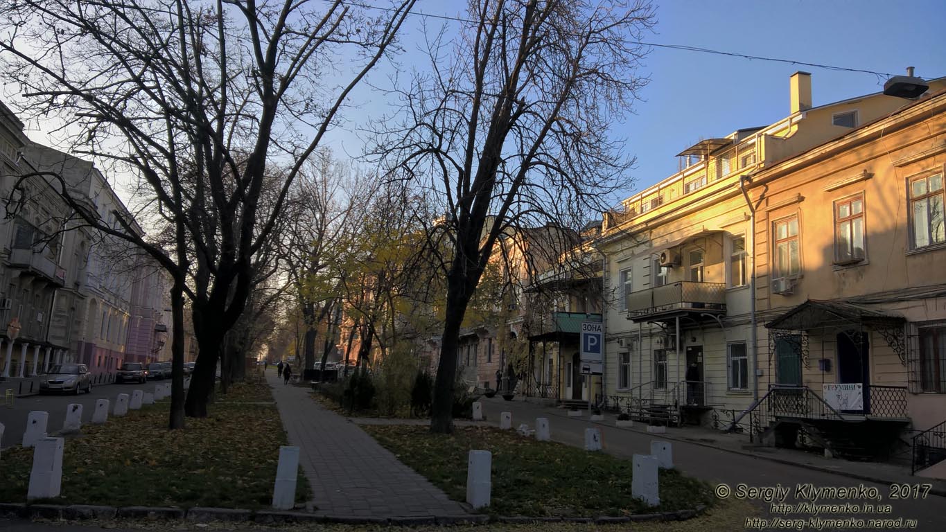 Одесса. Фото. Начало улицы Преображенская.
