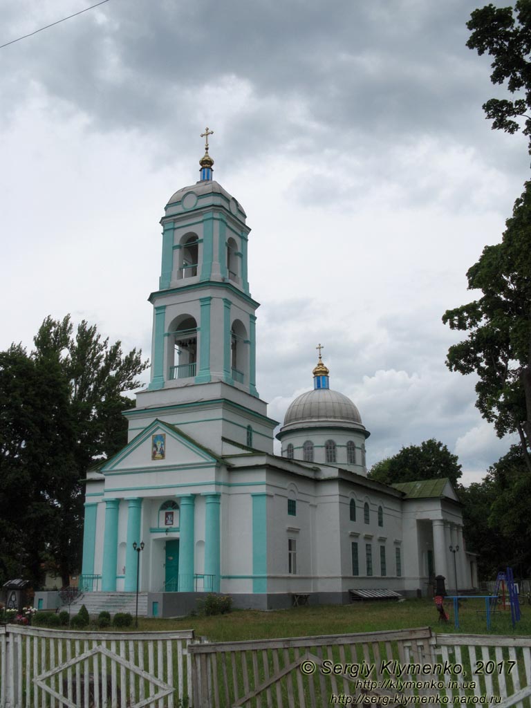 Черниговская область. Фото. Остёр. Воскресенская церковь, 1845 год (50°57'16"N, 30°52'24"E).
