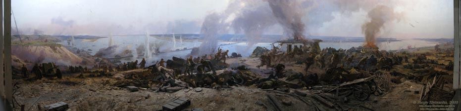 Переяслав-Хмельницкий. Диорама «Битва за Днепр в районе Переяслава и создание Букринского плацдарма осенью 1943 года».