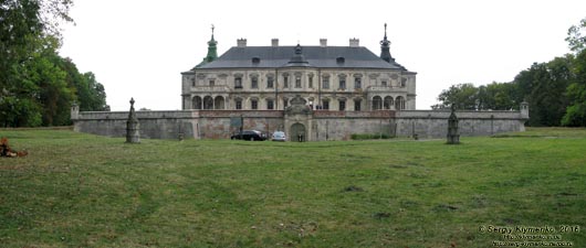 Львовская область. Подгорцы. Фото. Южный фасад Подгорецкого замка. Общий вид.
