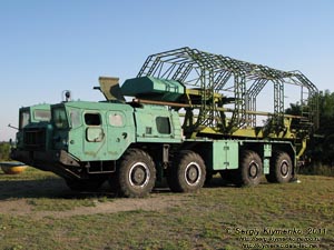 Кировоградская область. Фото. Музей Ракетных войск стратегического назначения. Один из специализированных автомобилей.