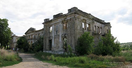 Одесская область. Село Васильевка Одесского района. Фото. Дворец-усадьба Дубецких-Панкеевых («Волчье логово») 1830-1854 годы, вид с севера.