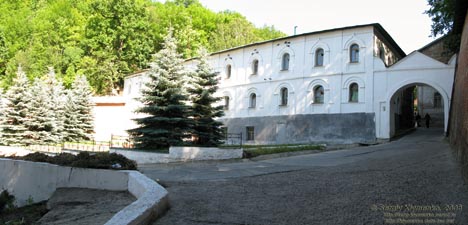 Донецкая область. Святогорский монастырь, кельи (1887 год).