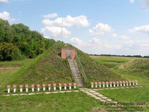 Возле села Круты Черниговской области. Фото. Памятник Героям Крут.