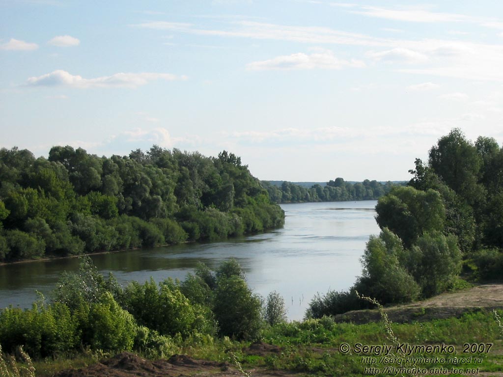 Вишеньки, Коропский район, Черниговская область. Фото. Десна в районе села Вишеньки.