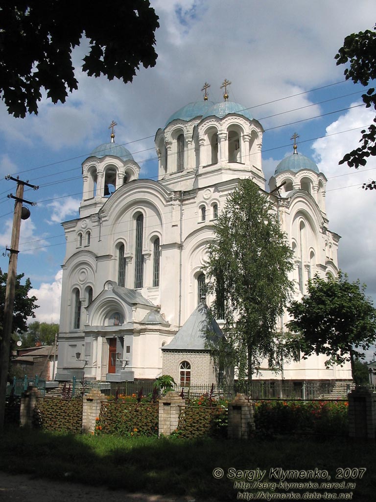 Глухов, Сумская область. Фото. Свято-Анастасиевский кафедральный собор - памятник архитектуры, 1884-1893 годы.