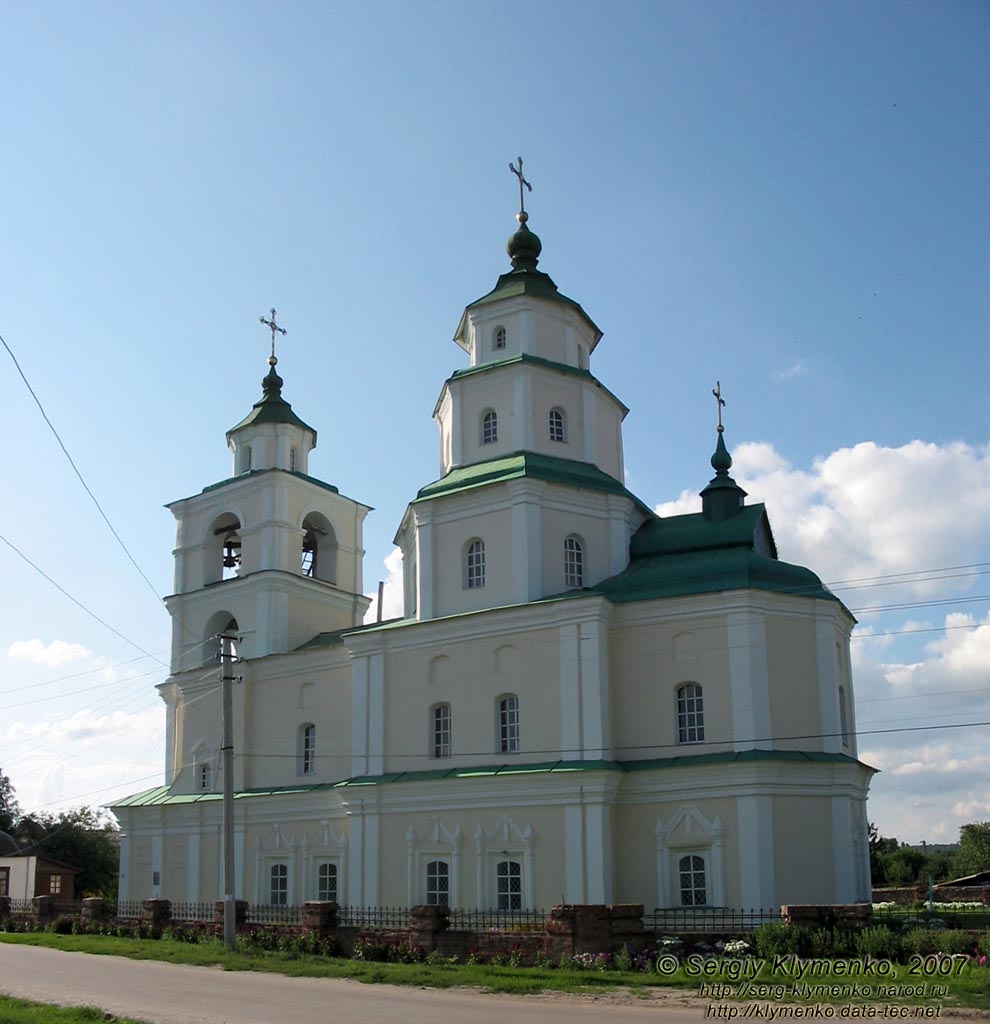 Путивль, Сумская область. Фото. Церковь Николая Казацкого, 1735-1770 годы.