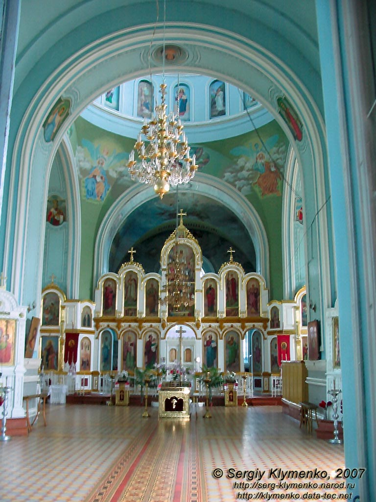 Тростянец, Сумская область. Фото. Вознесенская церковь, интерьер.