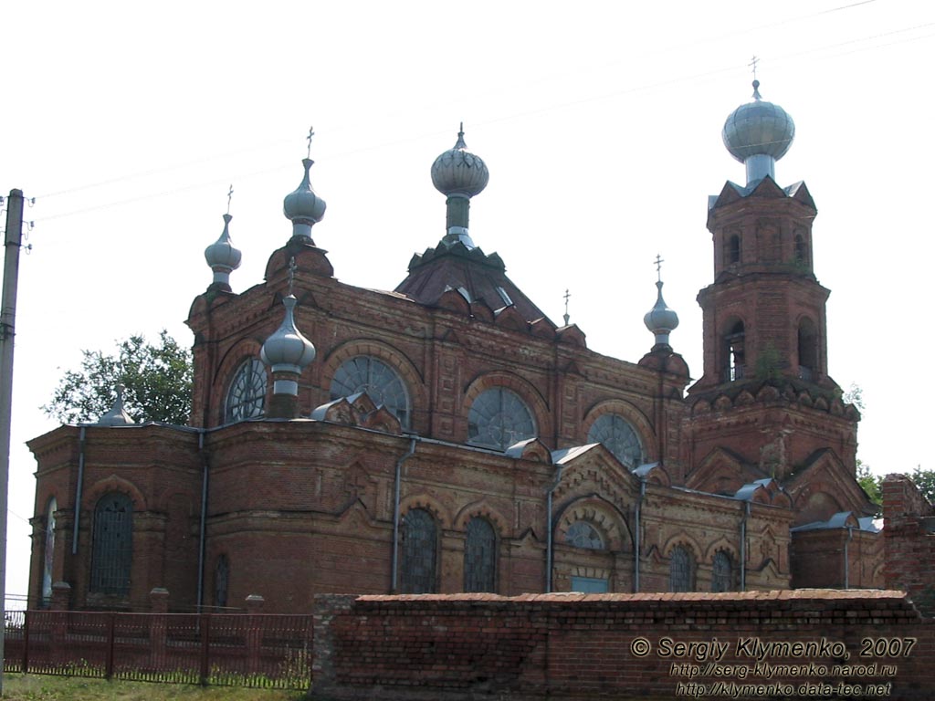 Ахтырка, Сумская область. Фото. Архангела Михаила церковь (Михайловская), 1884 год (ул. Фрунзе).