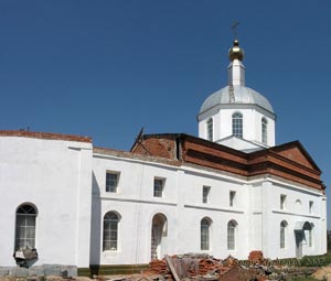 Люботин, Харьковская область. Фото. Вознесенская церковь, 1811 год (?).