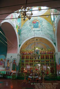Диканька, Полтавская область. Фото. Троицкая церковь, 1780 год. Интерьер