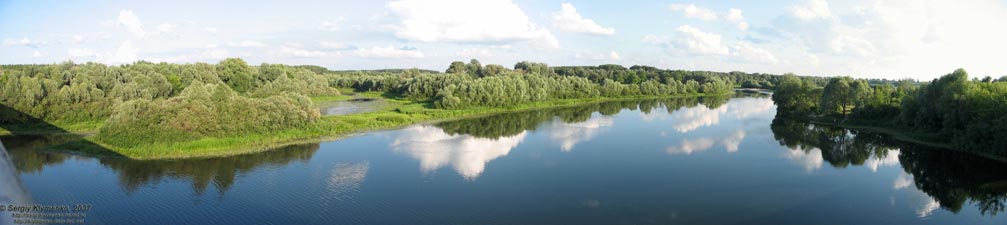 По дороге из Путивля на Сумы. Вид на Сейм невдалеке от города Бурынь.
