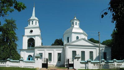 Тростянец, Сумская область. Фото. Благовещенская церковь, 1744-1750 годы (ул. Горького).