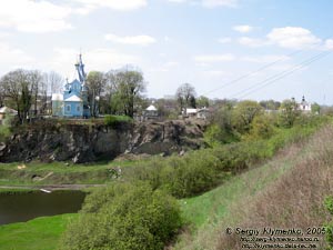 Корец. Панорама окрестностей от замка князей Корецких.