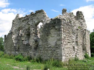 Закарпатская область, село Среднее. Фото. Романтические руины замка тамплиеров возле села Среднее.
