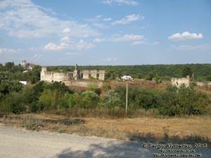 Тернопольская область, Сидоров. Фото. Сидоровский замок, общий вид с юго-запада.