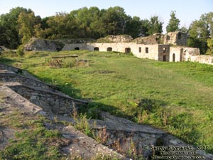 Теребовля, Тернопольская область. Замок, 1631 г. Внутренняя территория замка.