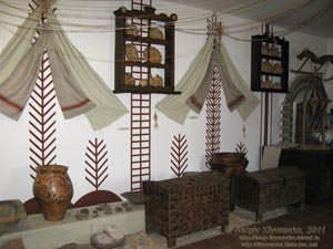 Киевская область. Фото. Частный музей Трипольской культуры. Экспозиция музея.