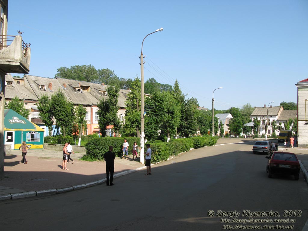 Львовская область. Город Турка. Фото. В центре города.