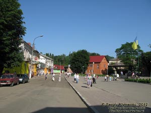 Львовская область. Город Турка. Фото. В центре города.