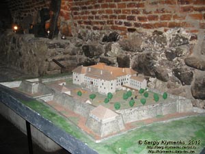 Ужгородский замок. Фото. Макет Ужгородского замка из экспозиции «История Ужгородского замка».